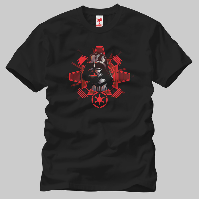 TSEC067201, Crazy, Star Wars: Darth Vader Emblem, Baskılı Erkek Tişört