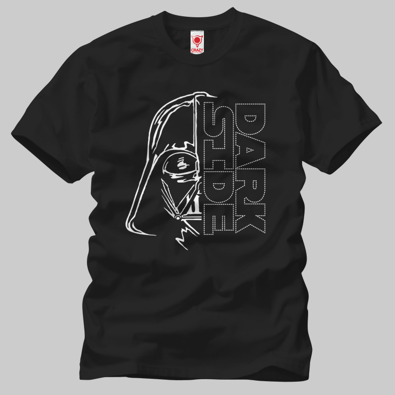 TSEC074601, Crazy, Star Wars: Vader Dark Side, Baskılı Erkek Tişört
