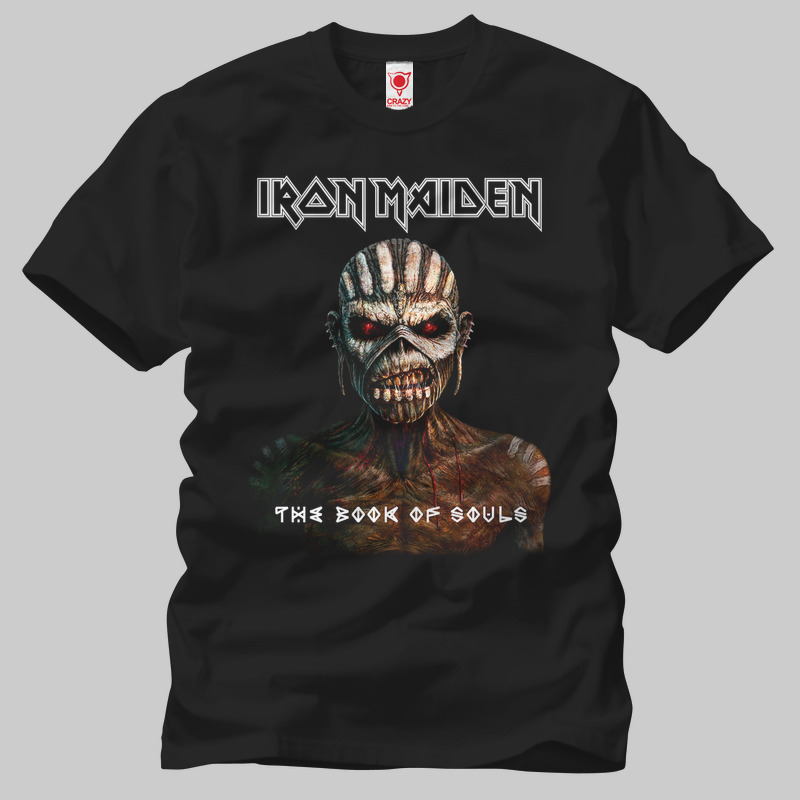 TSEC076901, Crazy, Iron Maiden: The Book Of Souls, Baskılı Erkek Tişört