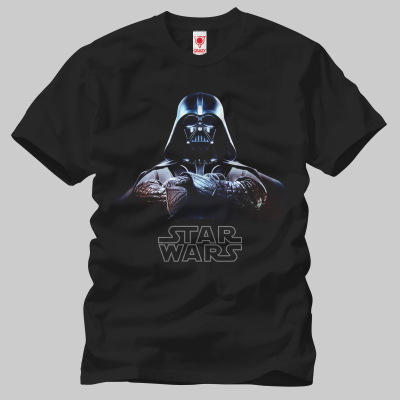 TSEC097601, Crazy, Star Wars: Darth Vader Huge, Baskılı Erkek Tişört
