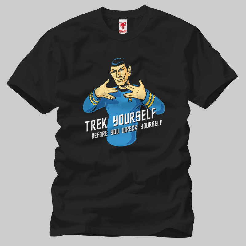 TSEC129101, Crazy, Star Trek: Trek Yourself, Baskılı Erkek Tişört