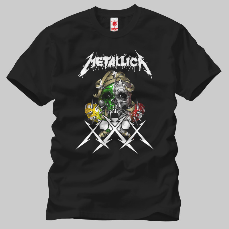 TSEC129201, Crazy, Metallica: 30 Anniversary, Baskılı Erkek Tişört