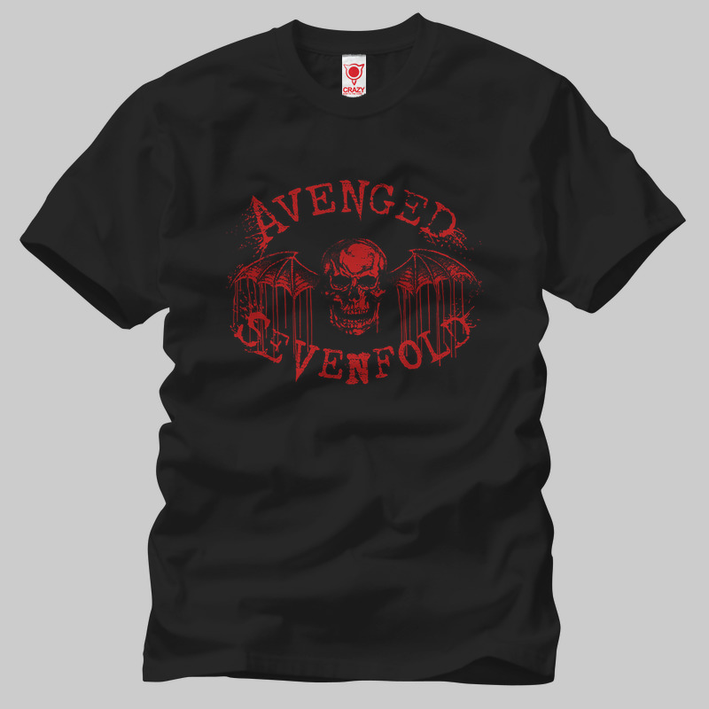 TSEC133001, Crazy, Avenged Sevenfold: The Victor, Baskılı Erkek Tişört