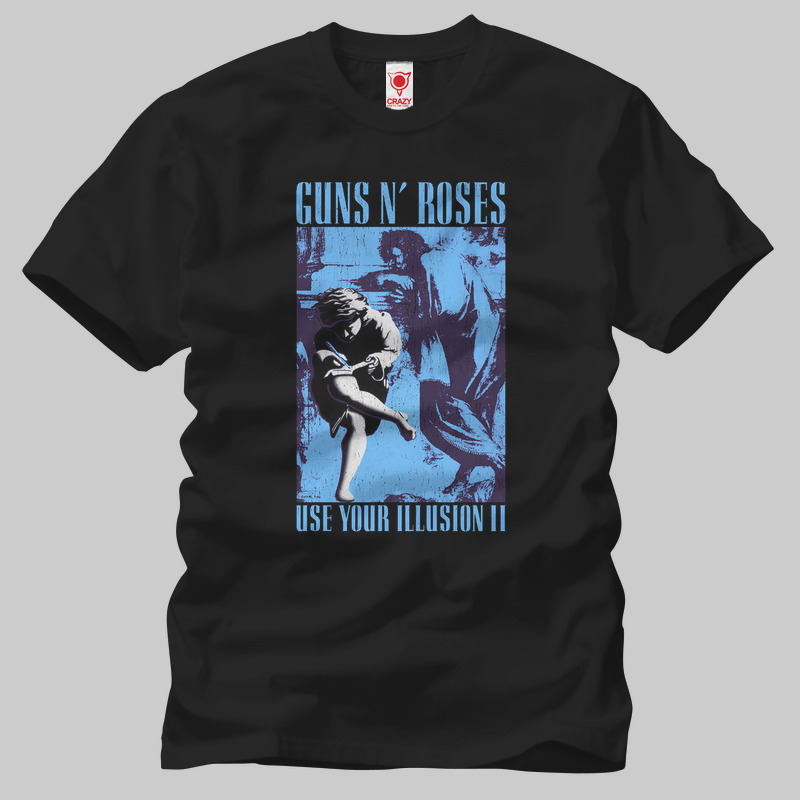 TSEC135301, Crazy, Guns N Roses: Use Your Illusion Tour 1991, Baskılı Erkek Tişört