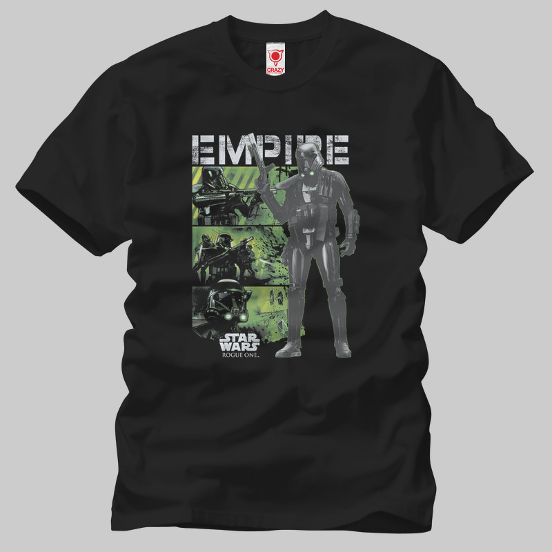 TSEC143201, Crazy, Star Wars: Rogue One Elite Imperial Squad, Baskılı Erkek Tişört