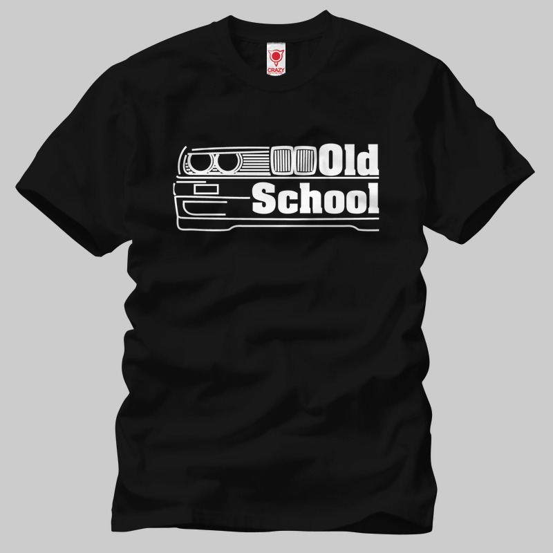 TSEC194001, Crazy, E30 Old School, Baskılı Erkek Tişört