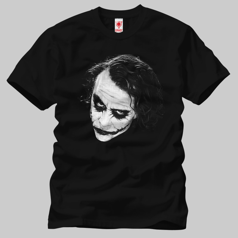 TSEC223401, Crazy, Joker Why So Serious, Baskılı Erkek Tişört