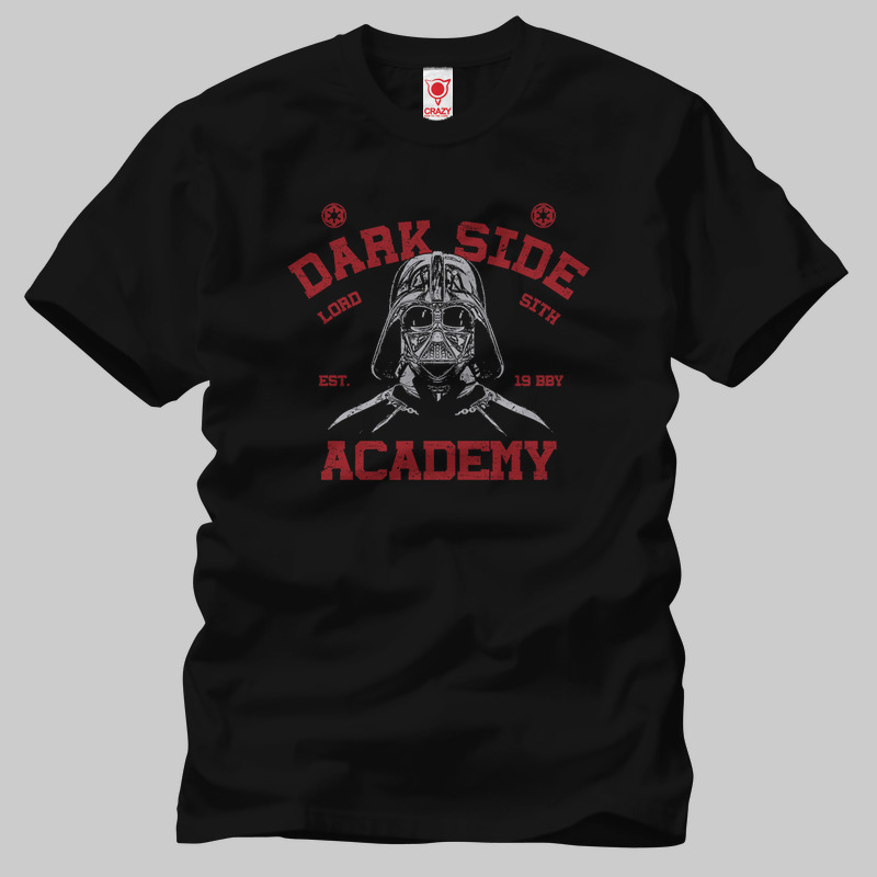 TSEC233601, Crazy, Star Wars Dark Side Academy, Baskılı Erkek Tişört