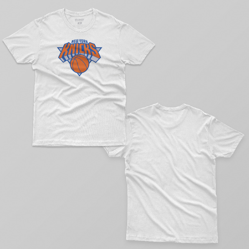 TSEC266406, Crazy, NBA Newyork Nicks Logo, Baskılı Erkek Tişört