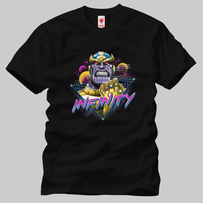 TSEC299601, Crazy, Avengers Infinity War Thanos Infinity, Baskılı Erkek Tişört