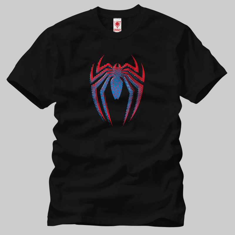 TSEC303001, Crazy, Spider Verse The Advanced Suit Halftone Spider, Baskılı Erkek Tişört