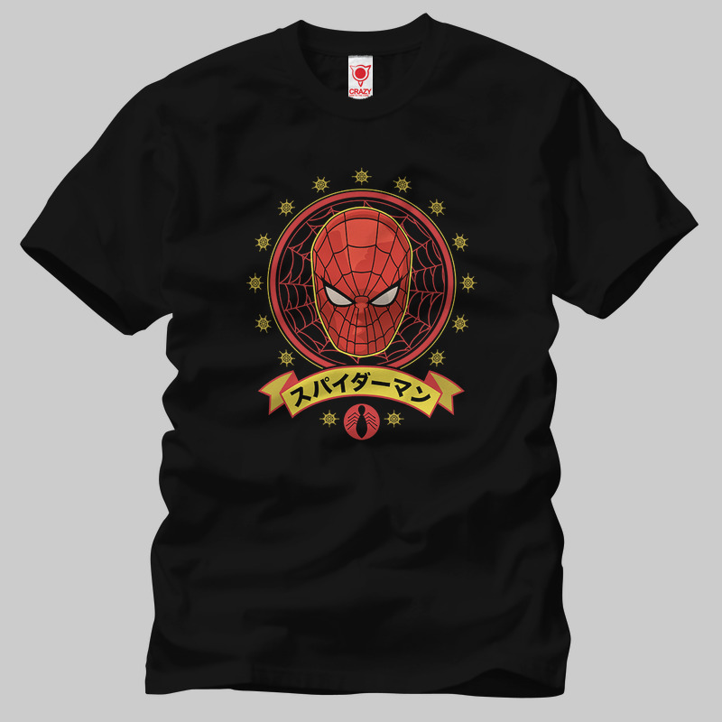 TSEC304101, Crazy, Spiderman Japan 002, Baskılı Erkek Tişört