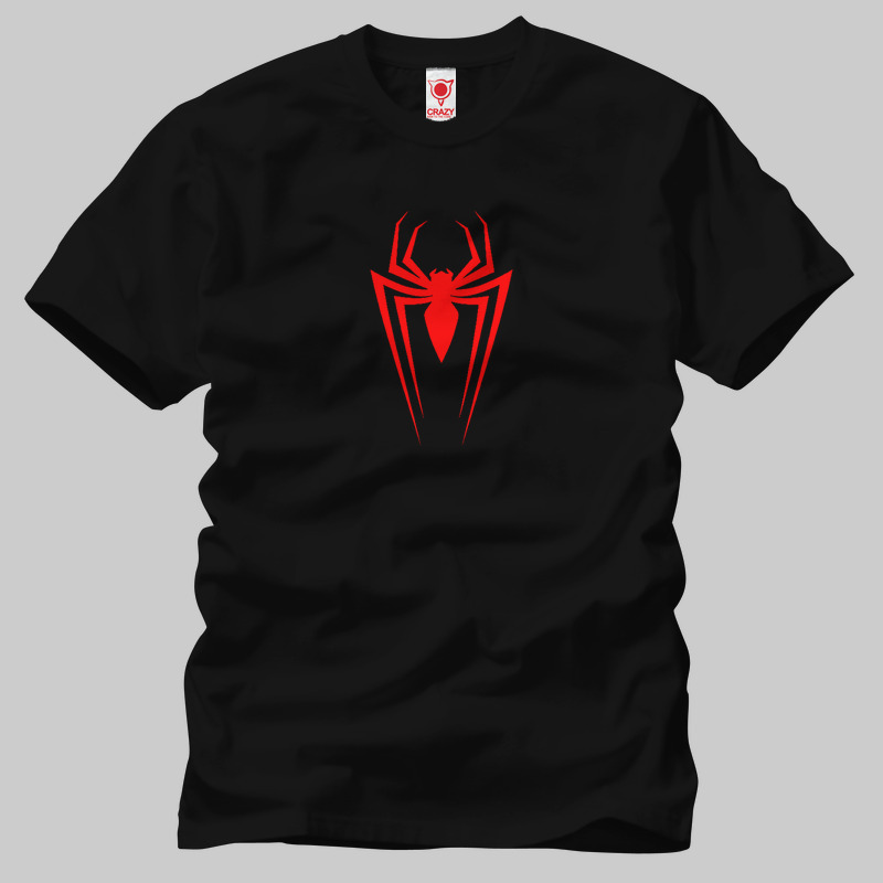 TSEC304301, Crazy, Spiderman Logo, Baskılı Erkek Tişört