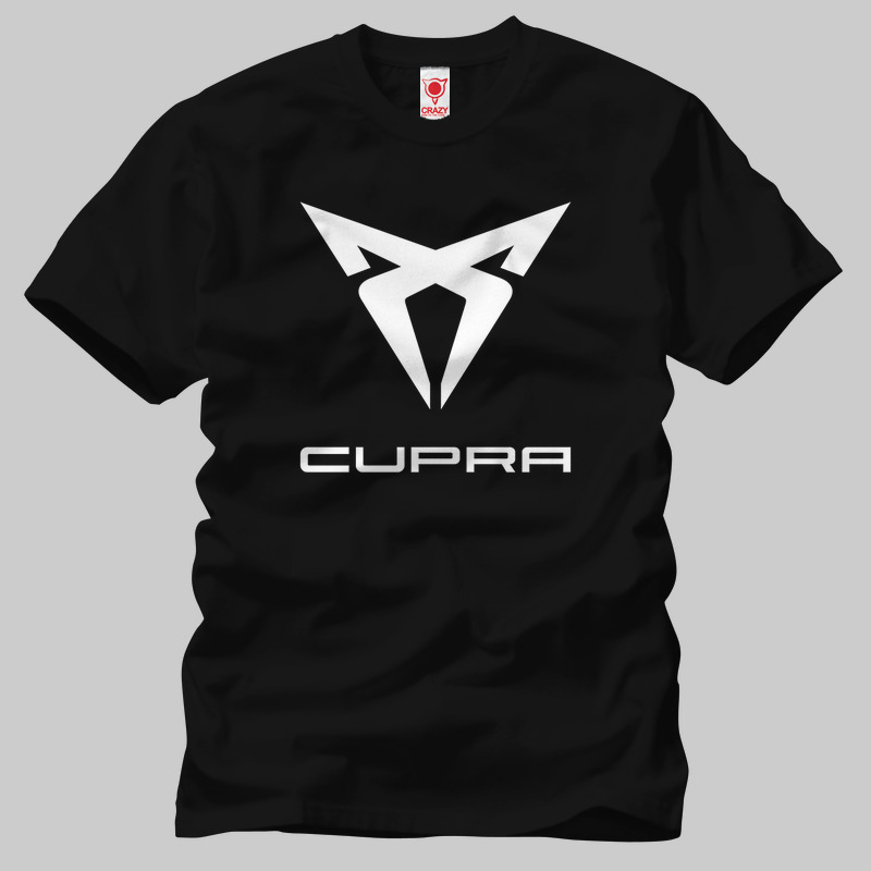 TSEC321601, Crazy, Cupra Logo, Baskılı Erkek Tişört