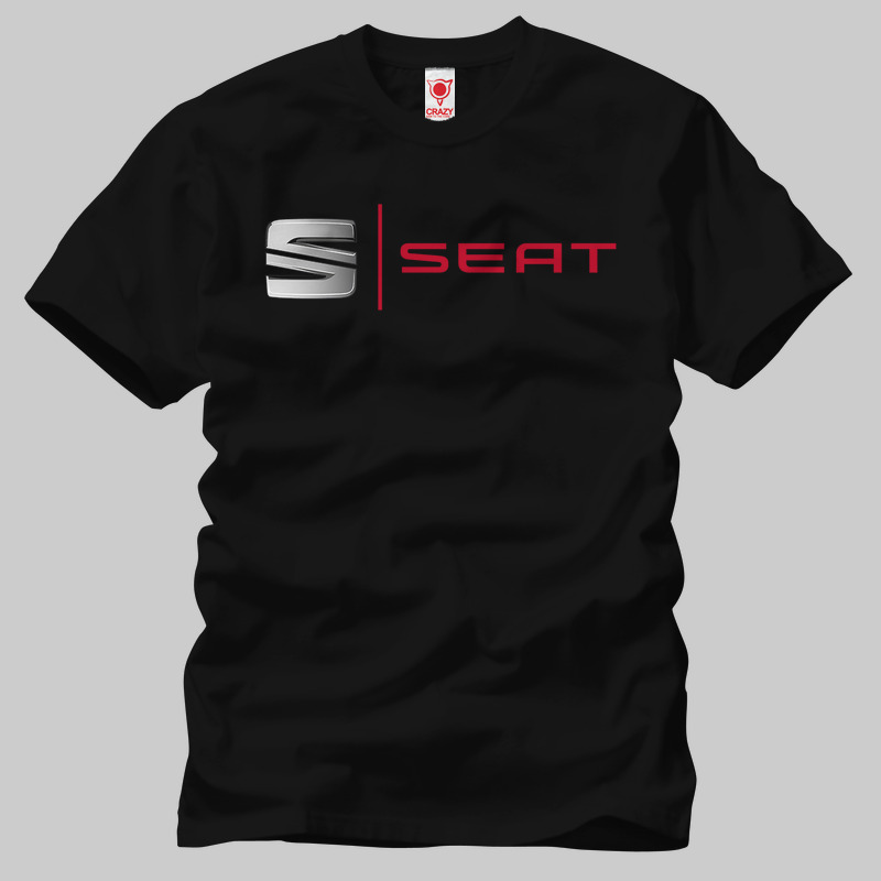 TSEC322801, Crazy, Seat New Logo, Baskılı Erkek Tişört
