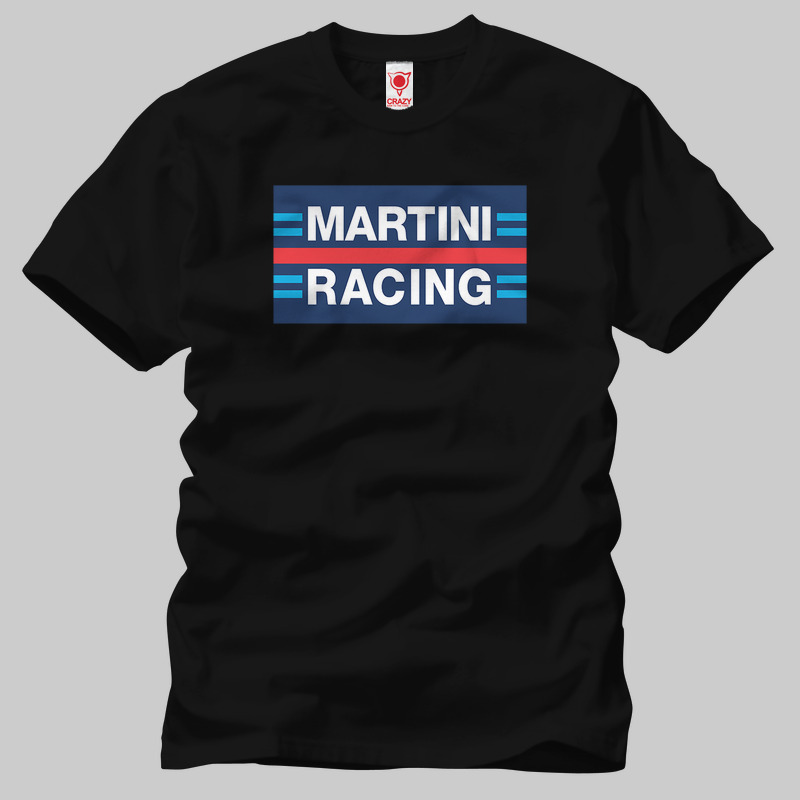 TSEC331901, Crazy, Martini Racing Logo, Baskılı Erkek Tişört