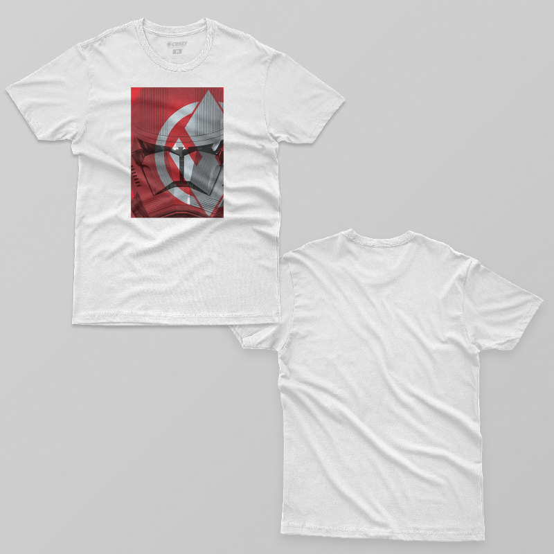 TSEC337406, Crazy, Sith Trooper Red, Baskılı Erkek Tişört