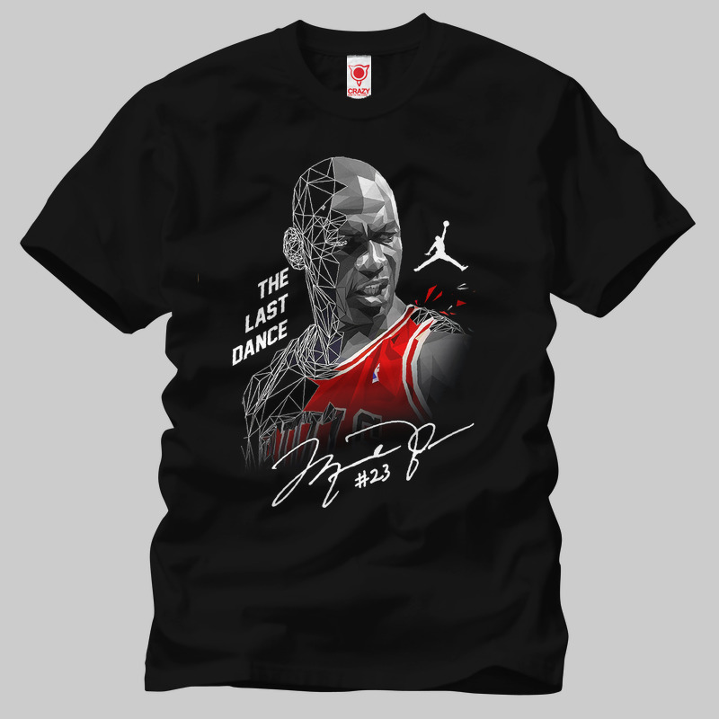TSEC351701, Crazy, Michael Jordan The Last Dance, Baskılı Erkek Tişört