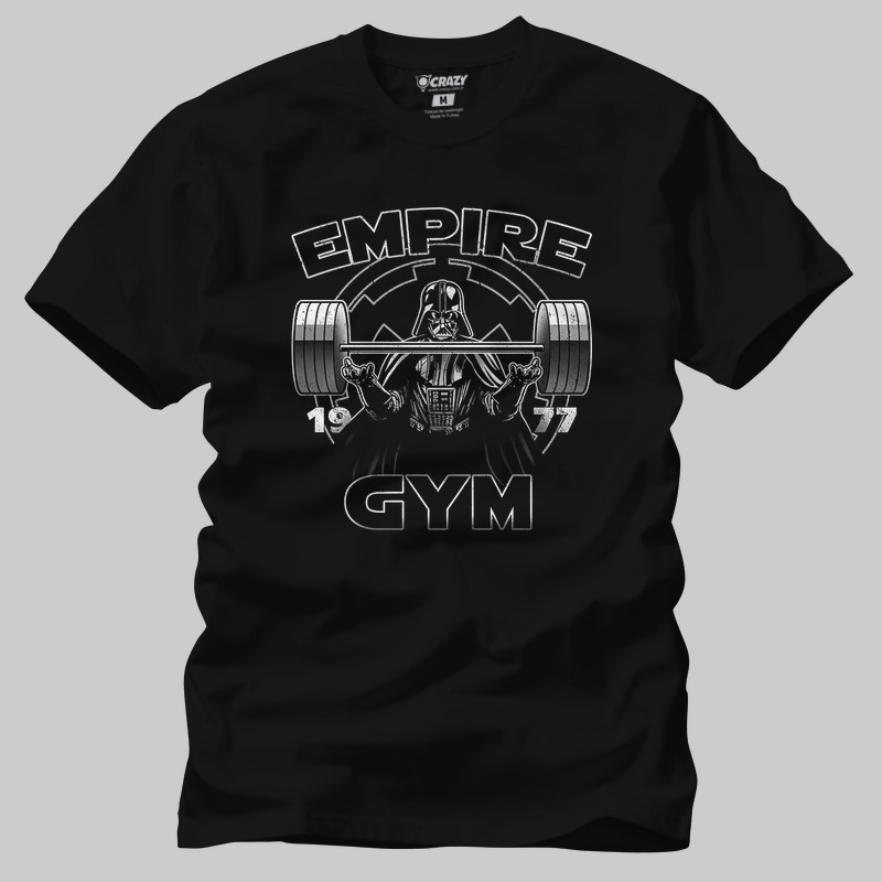 TSEC412001, Crazy, Empire Gym, Baskılı Erkek Tişört
