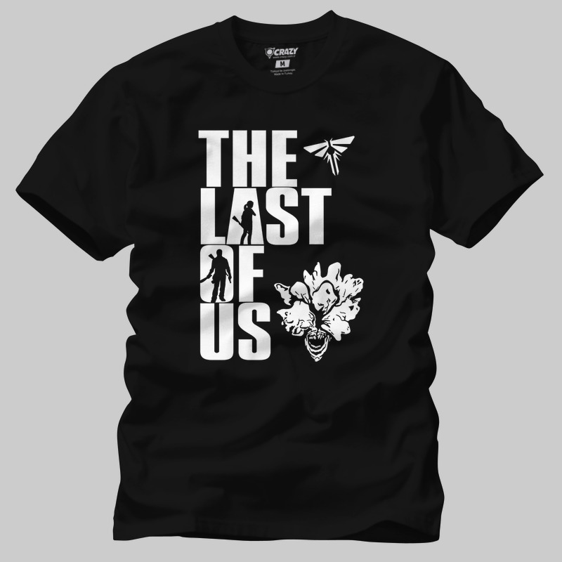 TSEC447701, Crazy, The Last Of Us Monster, Baskılı Erkek Tişört