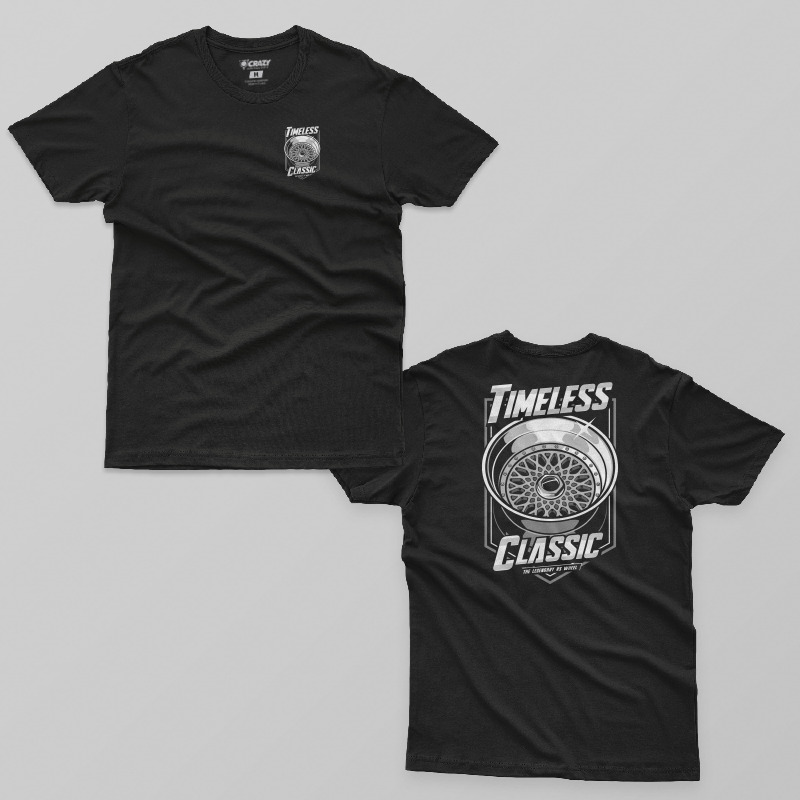 TSEC512501, Crazy, Timeless Classic, Baskılı Erkek Tişört