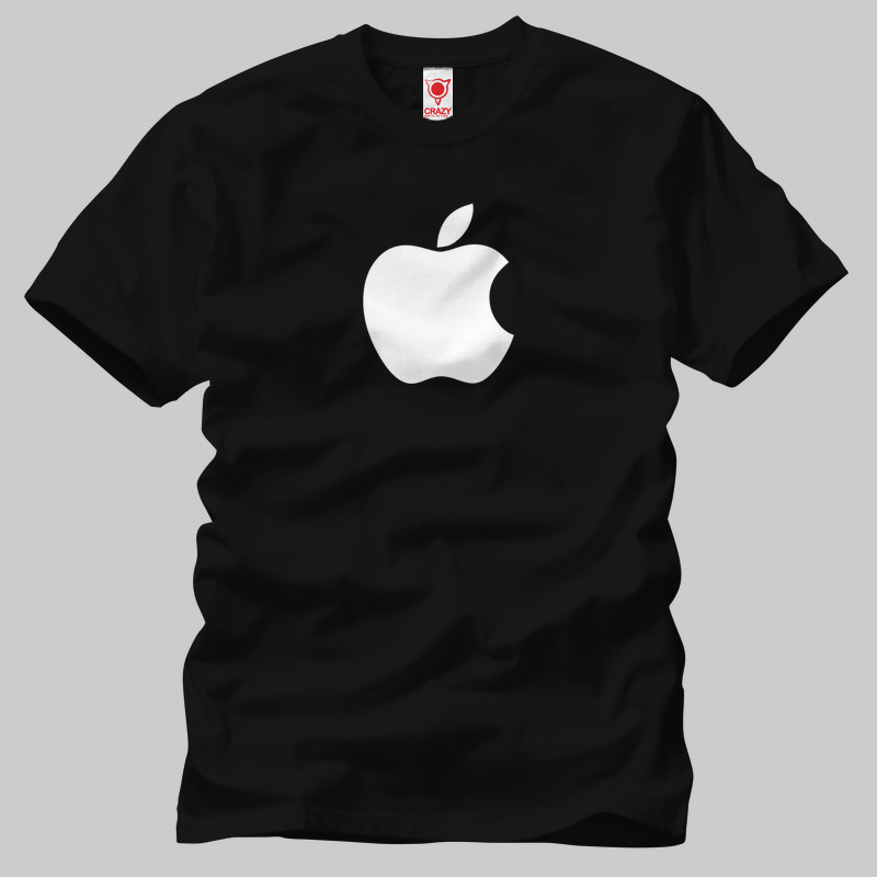 TSEC026601, Crazy, Apple Logo, Baskılı Erkek Tişört