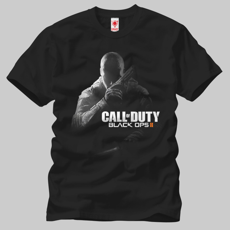 TSEC030701, Crazy, Call Of Duty Black Ops 2, Baskılı Erkek Tişört