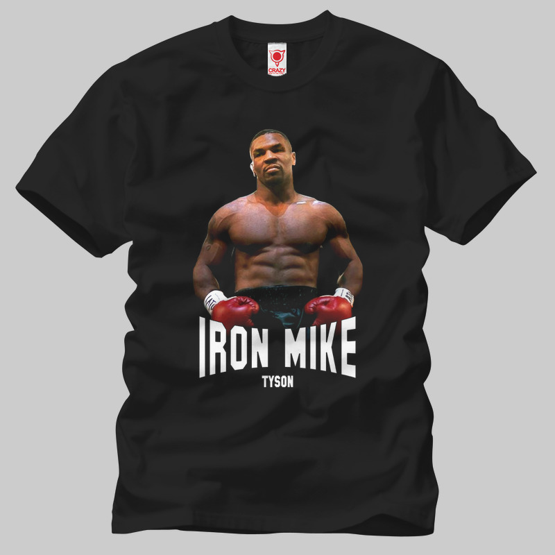 TSEC041201, Crazy, Mike Tyson: Iron Mike, Baskılı Erkek Tişört