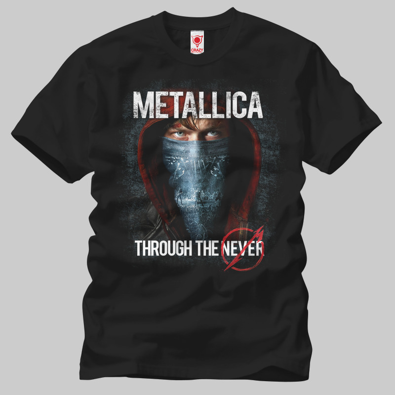 TSEC047401, Crazy, Metallica: Through The Never, Baskılı Erkek Tişört