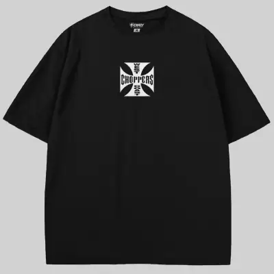 West Coast Choppers Logo Oversize Tişört - Crazy - Tarzını